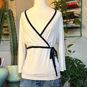 Vintage ballet wrap top